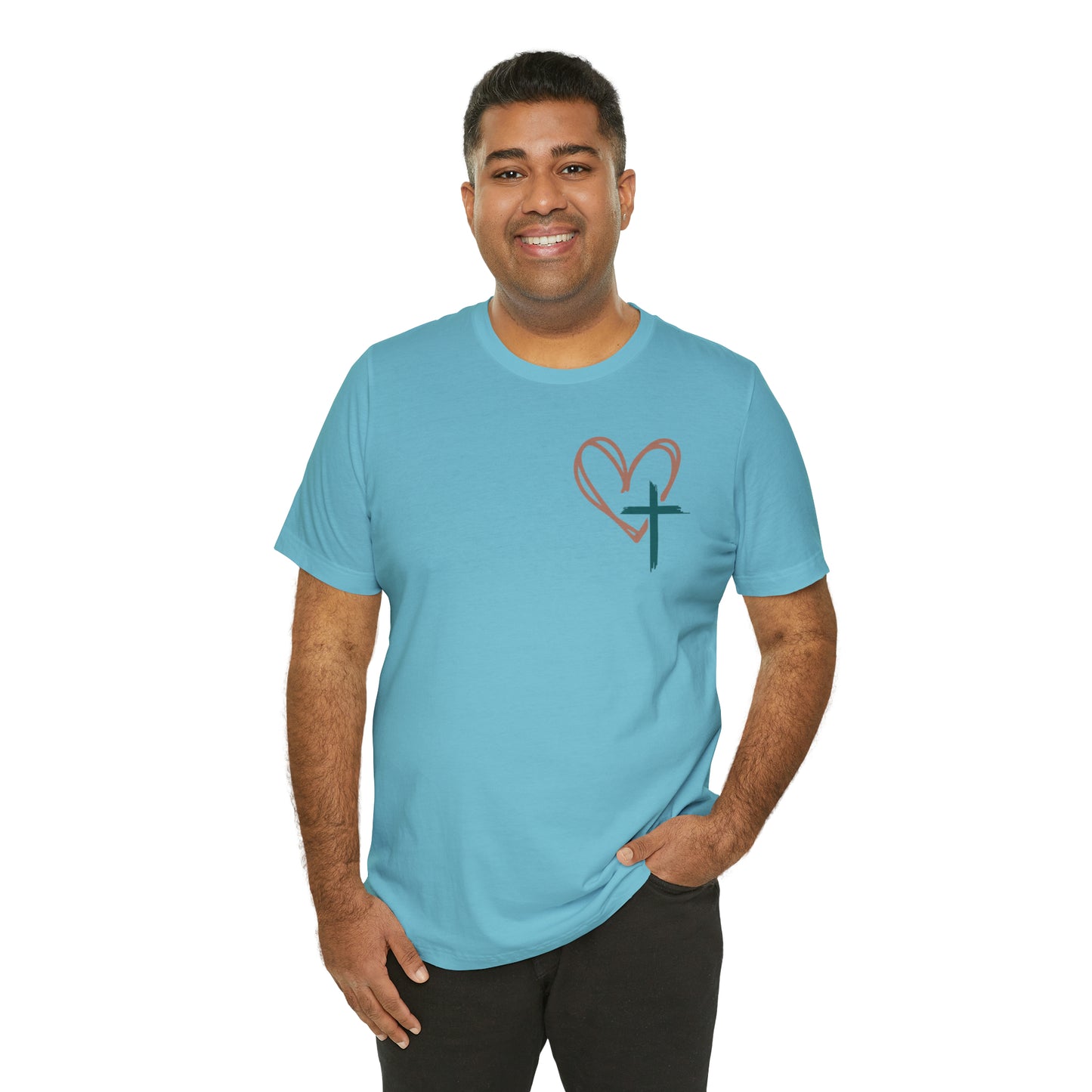 Amen Amen Amen with Cross Front and Back Design T-Shirt