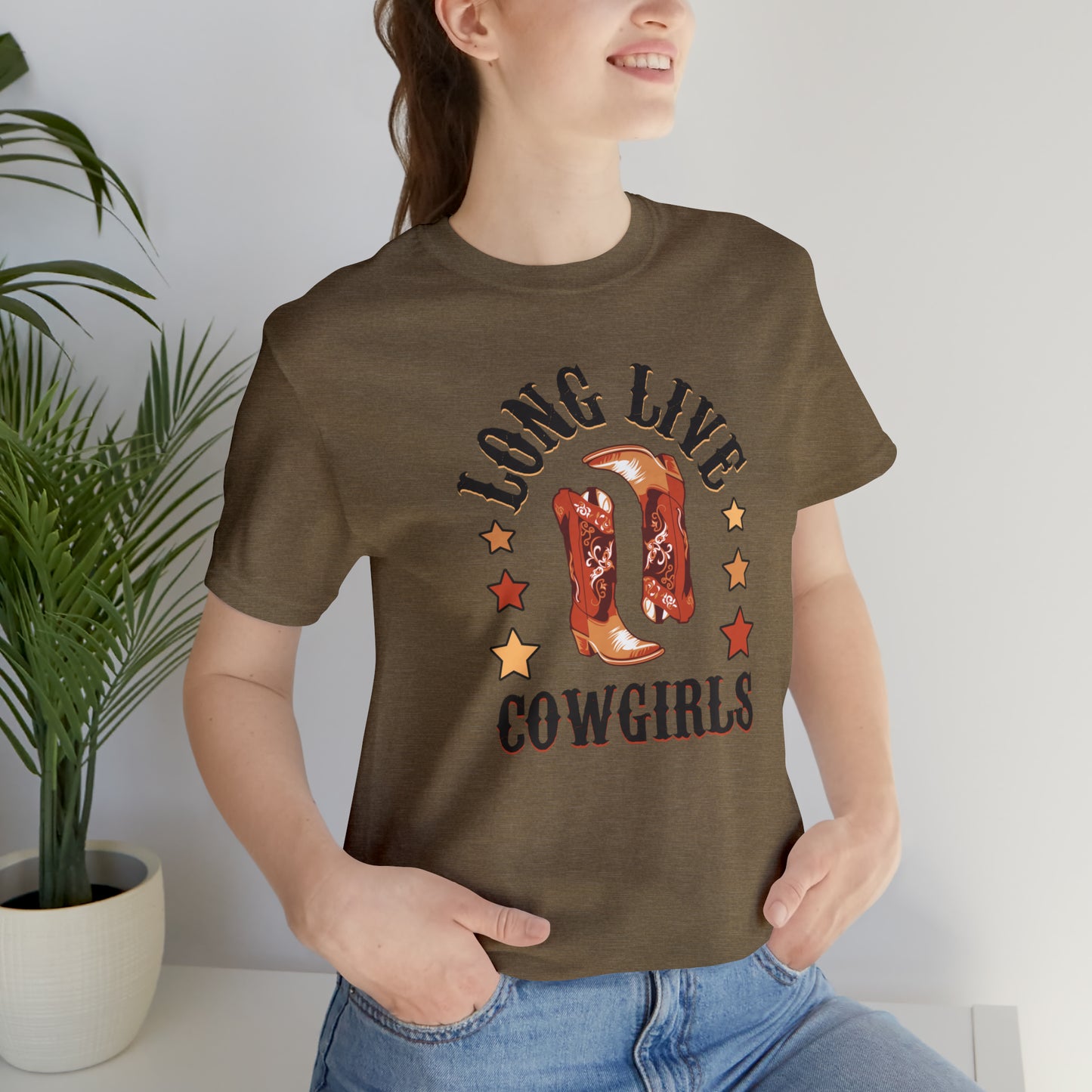 "Long Live Cowgirls" Unisex Jersey Short Sleeve Tee