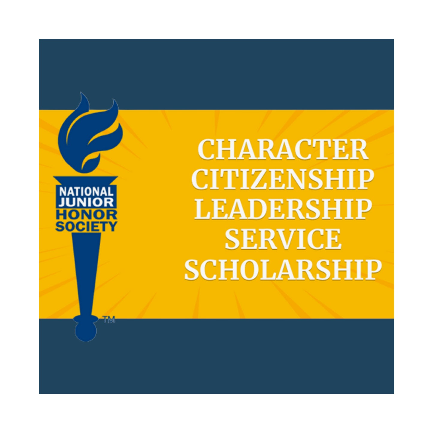 NJHS National Honor Society Character Citizenship Leadership Service Scholarship Sign/ Posters