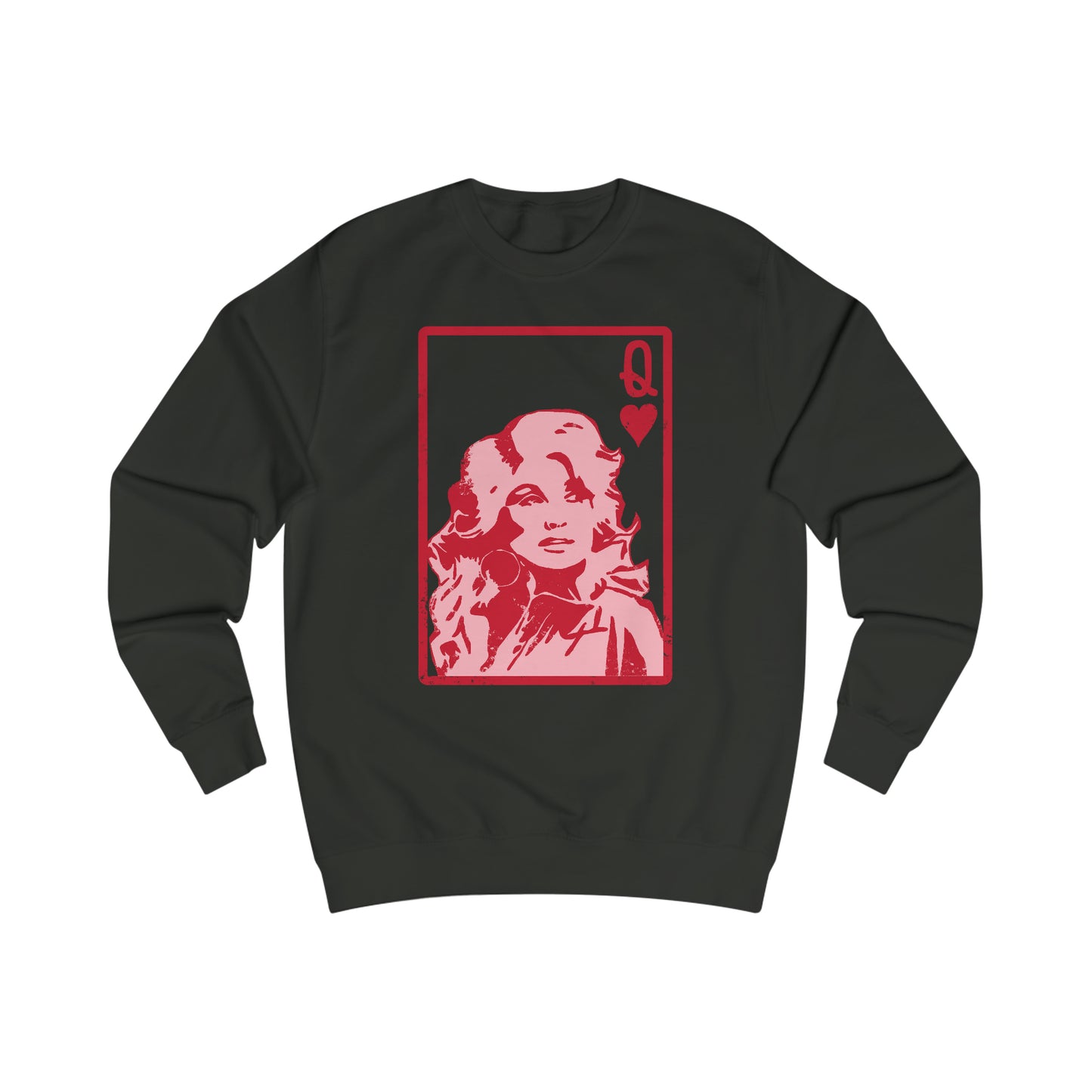 Dolly Queen of Hearts Valentine Unisex Heavy Blend™ Crewneck Sweatshirt