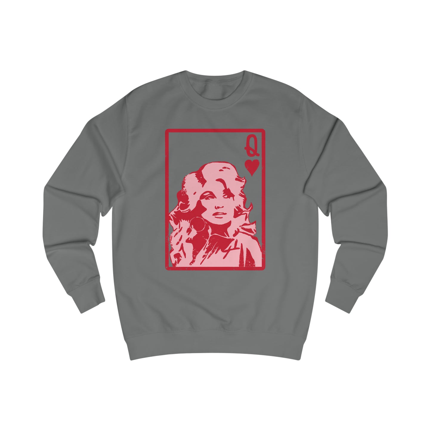 Dolly Queen of Hearts Valentine Unisex Heavy Blend™ Crewneck Sweatshirt