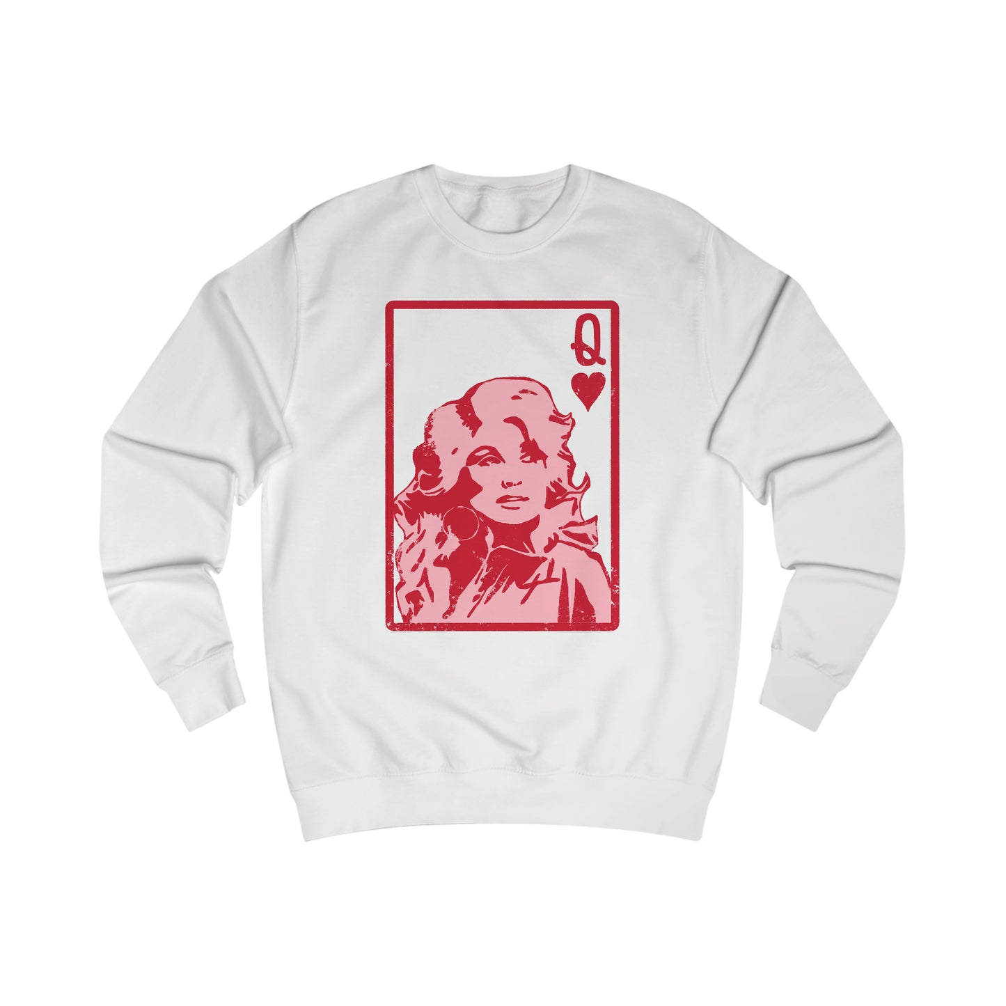 Dolly Queen of Hearts Valentine Unisex Heavy Blend™ Crewneck Sweatshirt