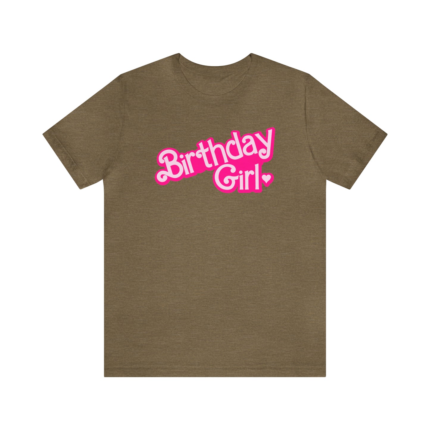 Birthday Girl Hot Pink Barbie Print T-Shirt -