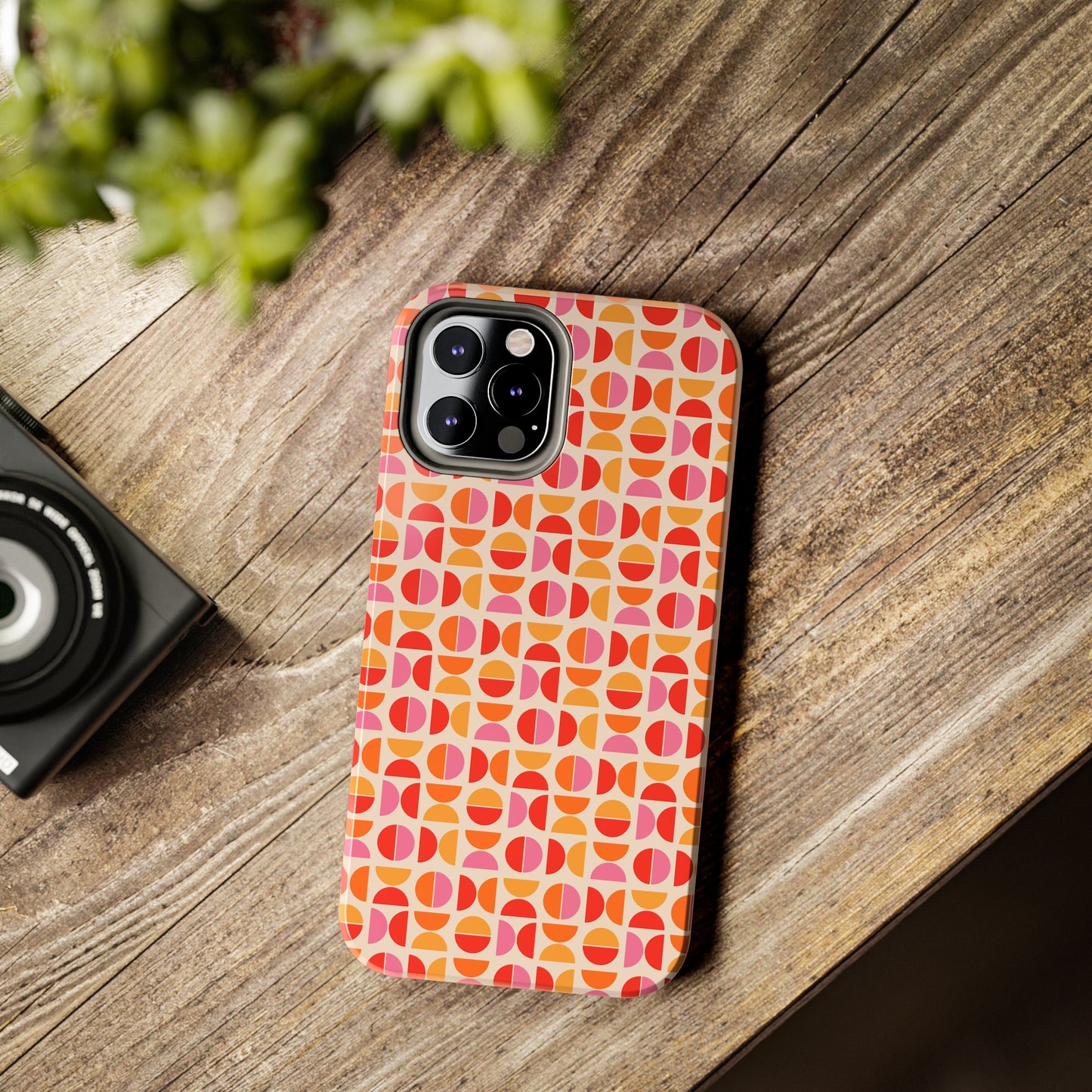 Retro Circle Tough Phone Cases