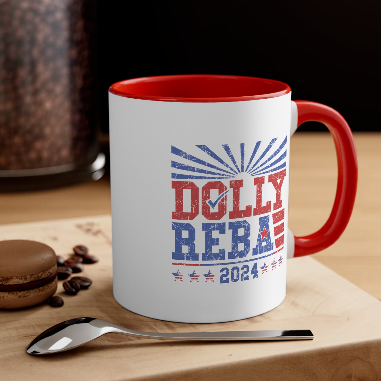 Dolly and Reba for President 2024 Coffee Mug, 11oz