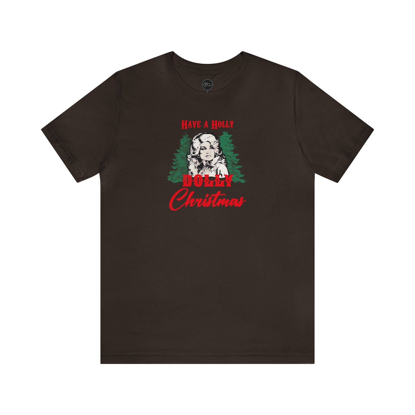 Have a Holly Dolly Christmas Bella Jersey Short Sleeve Tee (Unisex)