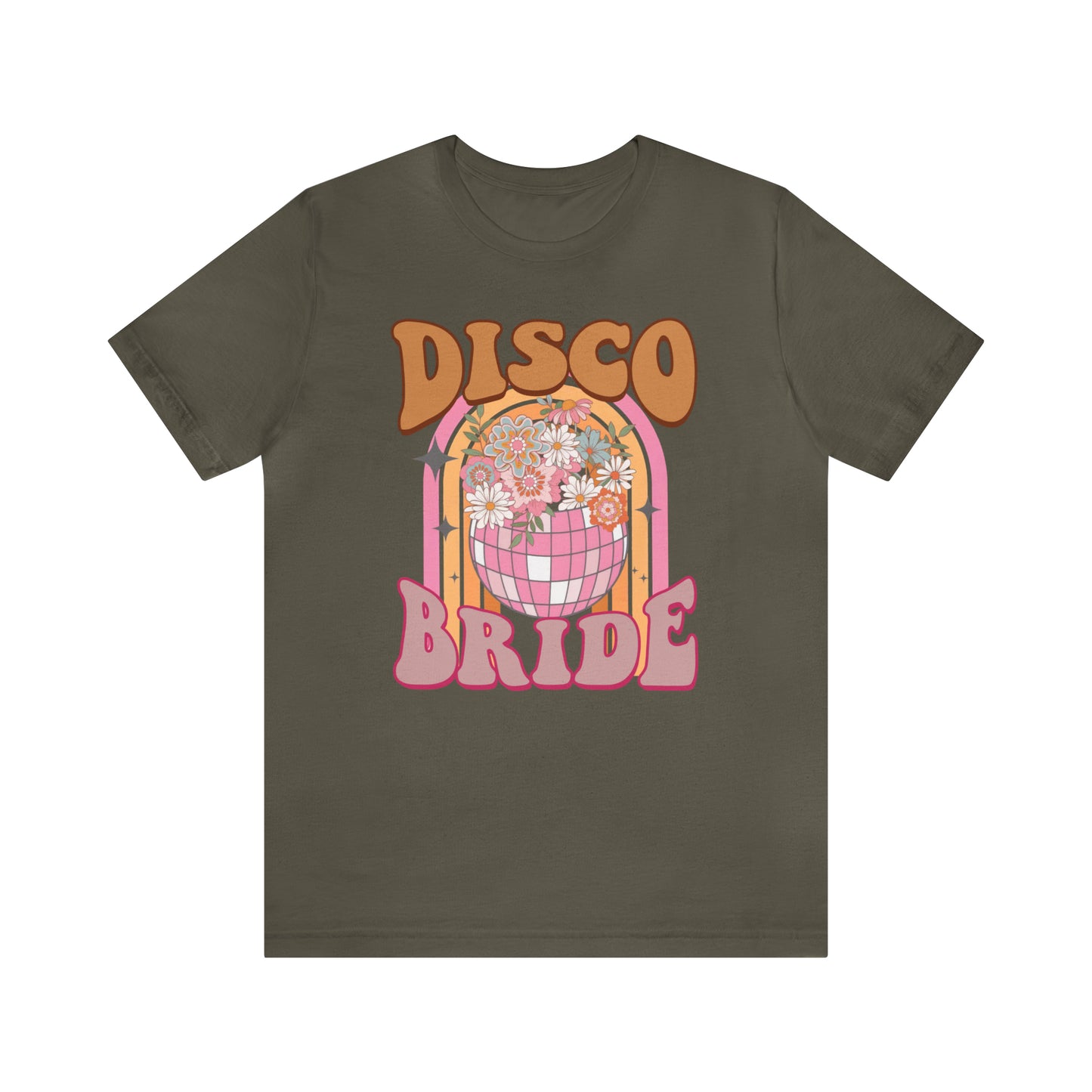 Retro Disco Bride Mirror Ball T-Shirt