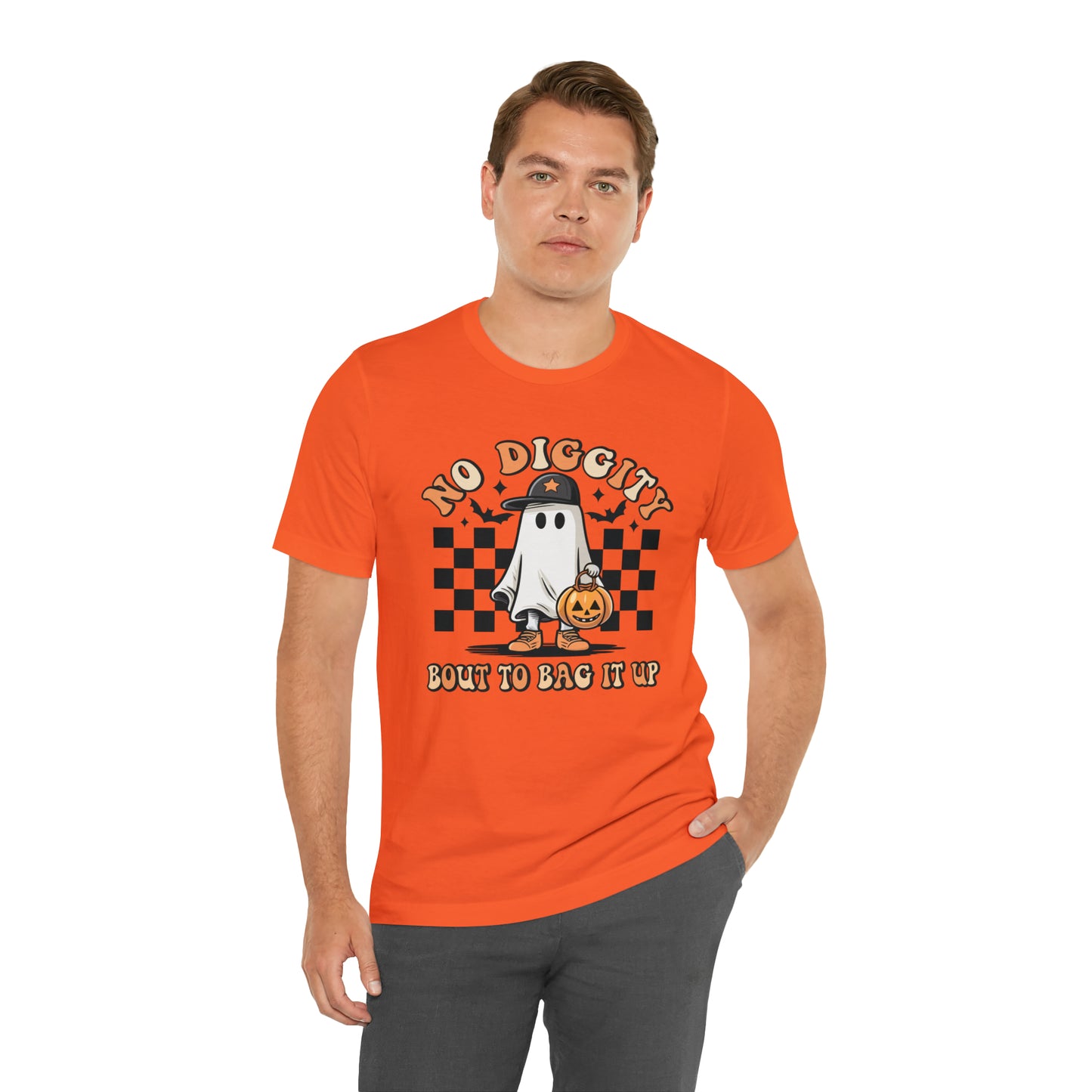 Halloween No Diggity Bout to Bag it Up T-Shirt