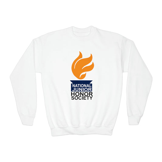 YOUTH - National Junior Honor Society Golden Torch Youth Crewneck Sweatshirt