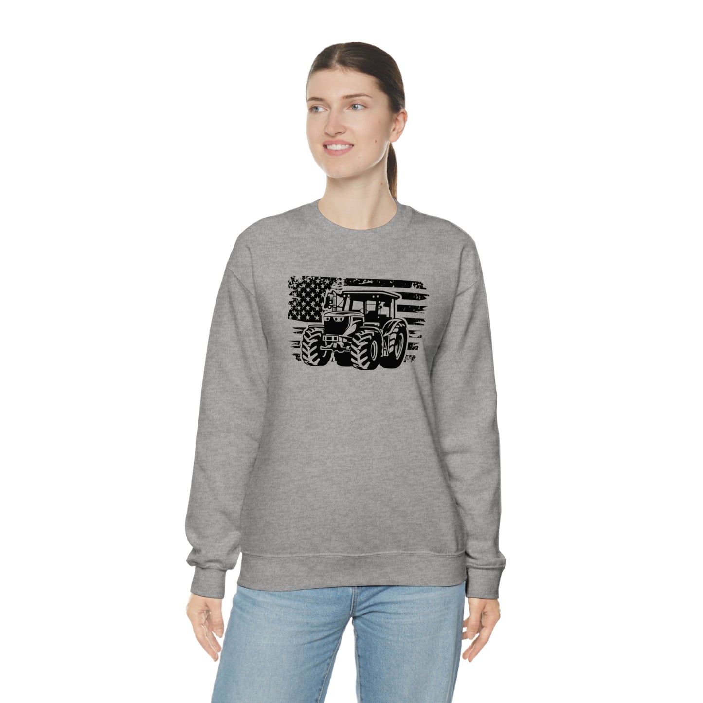 "American Tractor" - Unisex Heavy Blend™ Crewneck Sweatshirt