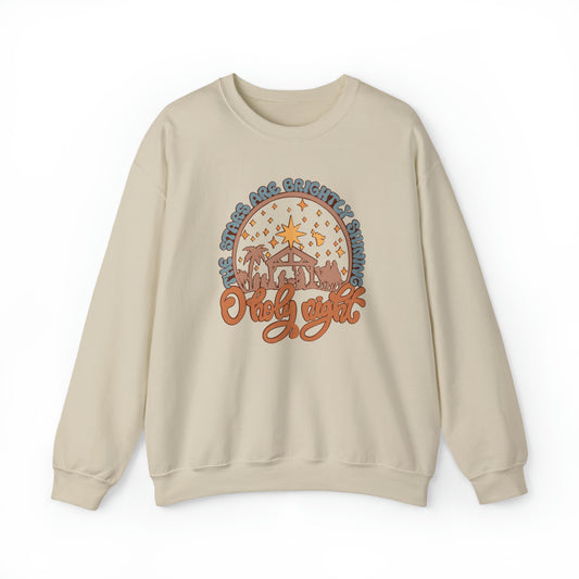 Oh Holy Night Heavyweight Crewneck Sweatshirt