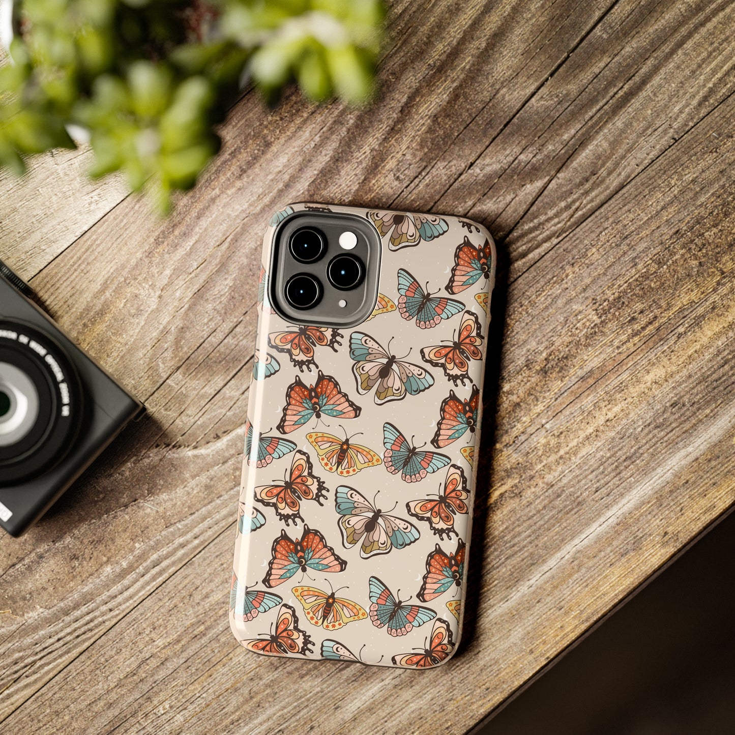 Butterfly Brown Tough Phone Cases