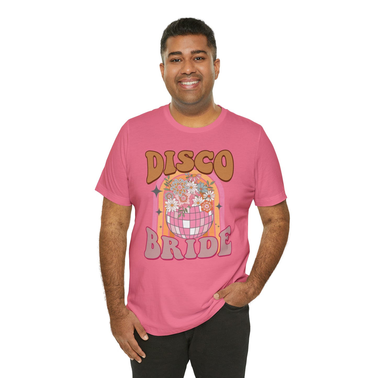 Retro Disco Bride Mirror Ball T-Shirt