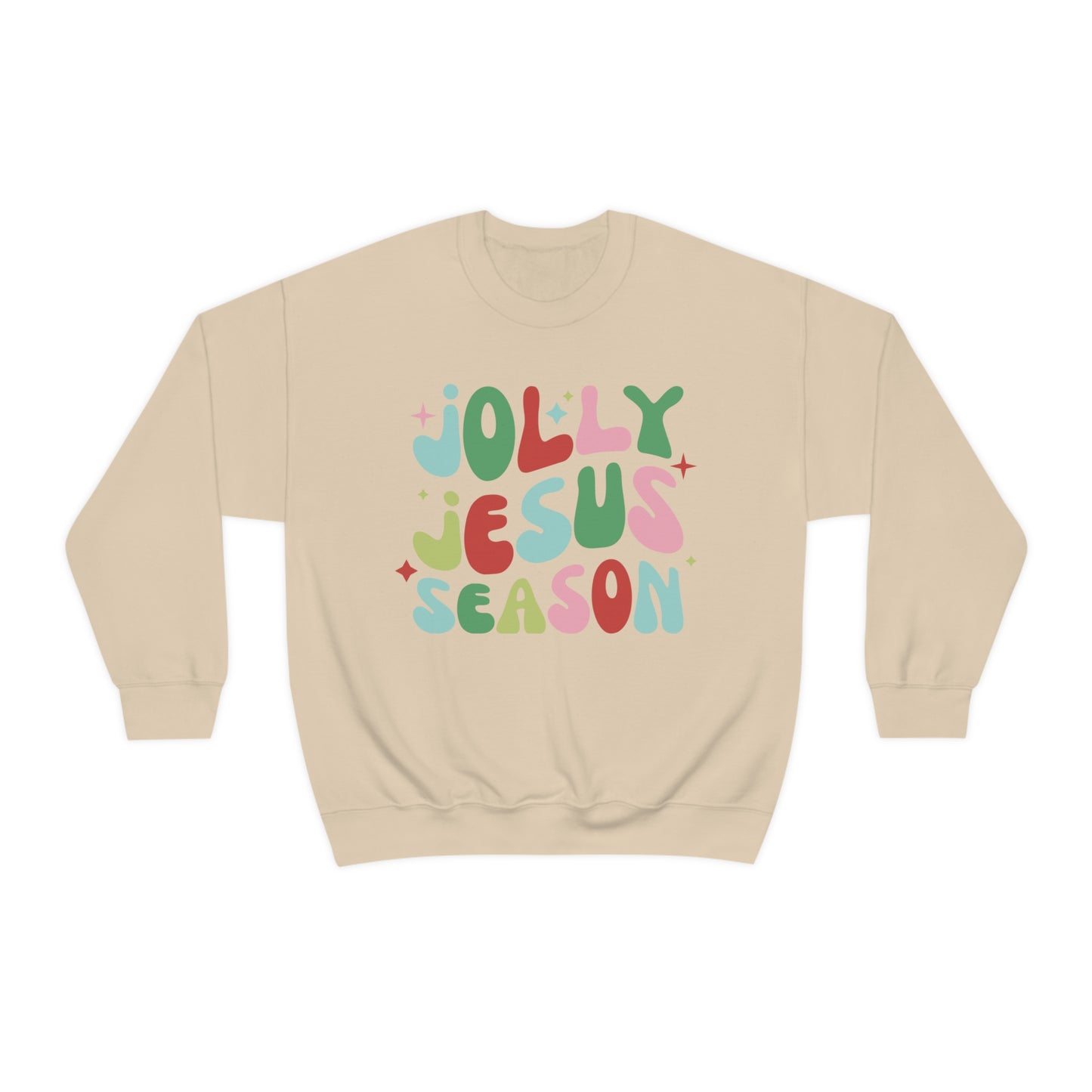 Jolly Jesus Season Heavyweight Crewneck Sweatshirt