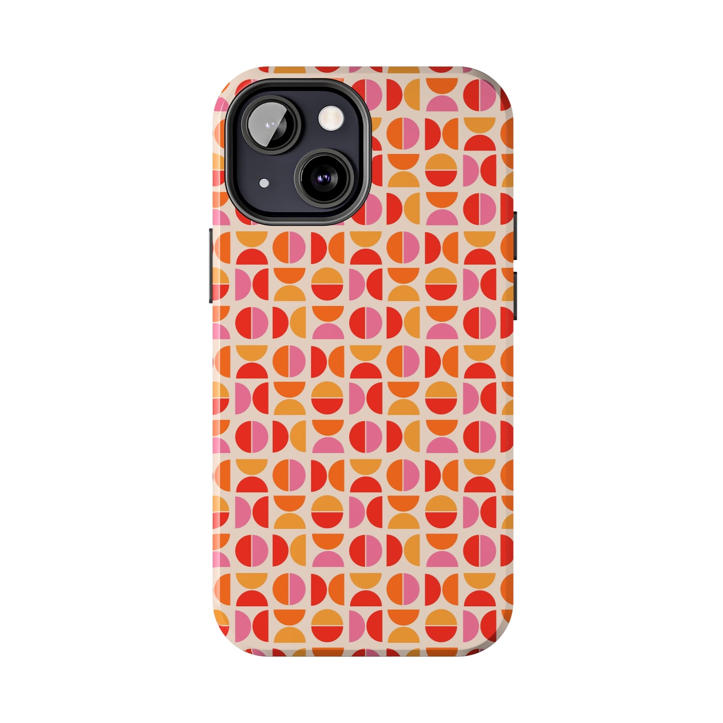 Retro Circle Tough Phone Cases