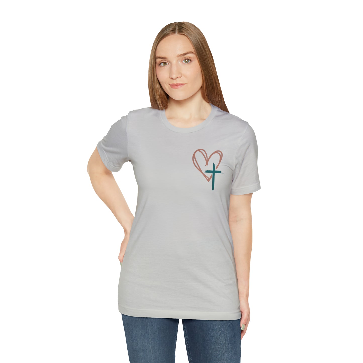 Amen Amen Amen with Cross Front and Back Design T-Shirt