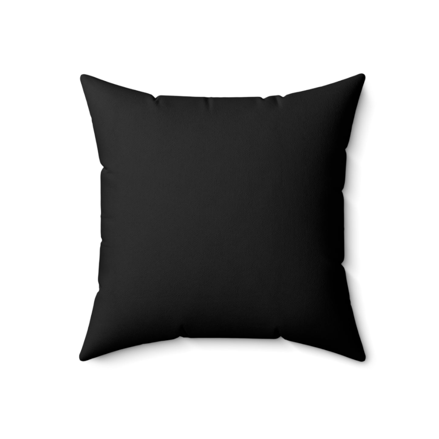 Black 80's Spooky Vibes Fall Halloween Spun Polyester Square Pillow