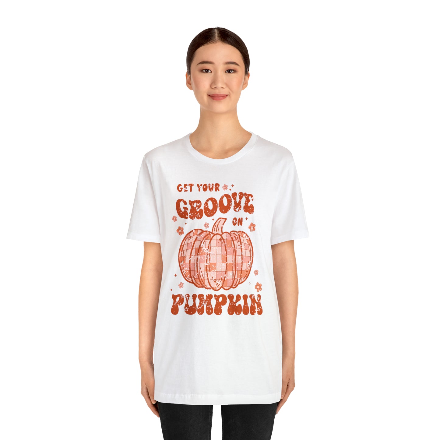 Halloween/ Fall Get Your Groove On Pumpkin  T-Shirt