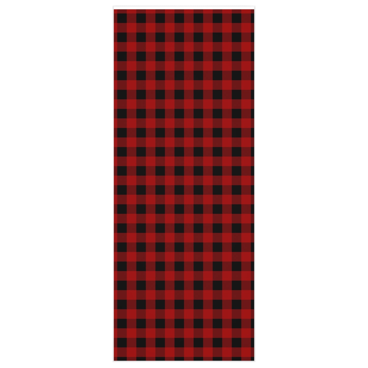 Red and Black Buffalo Plaid Wrapping Paper