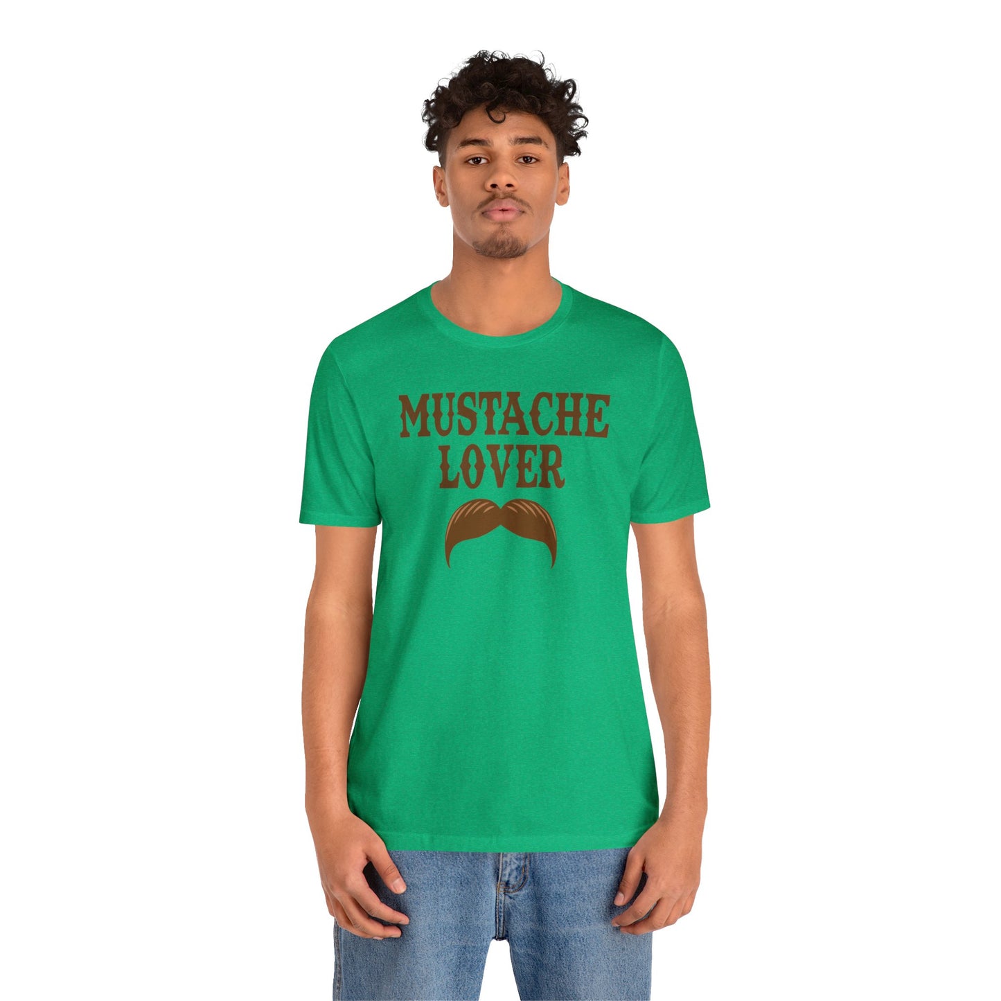 Mustache Lover Bella Jersey Short Sleeve Tee (Unisex)