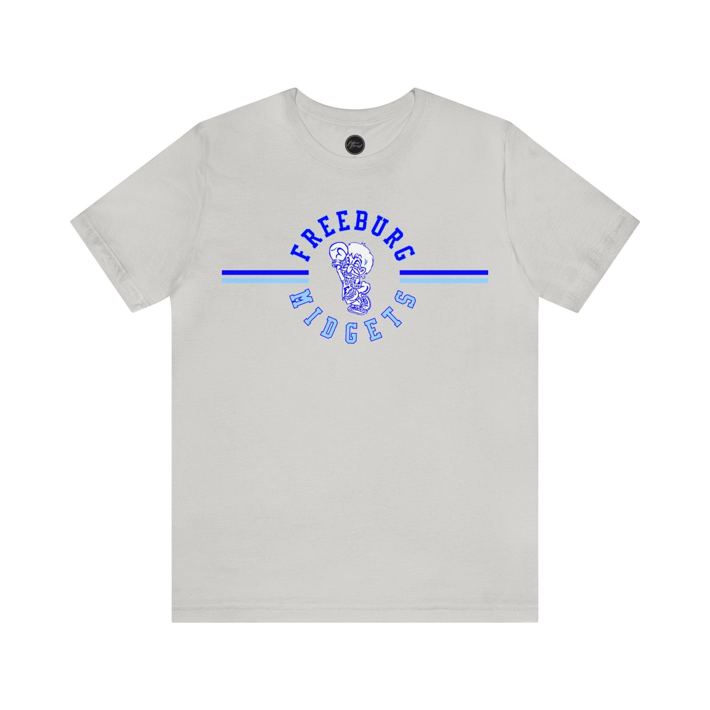 Freeburg Midgets Long Stripe Logo Bella Jersey Short Sleeve Tee (Unisex)