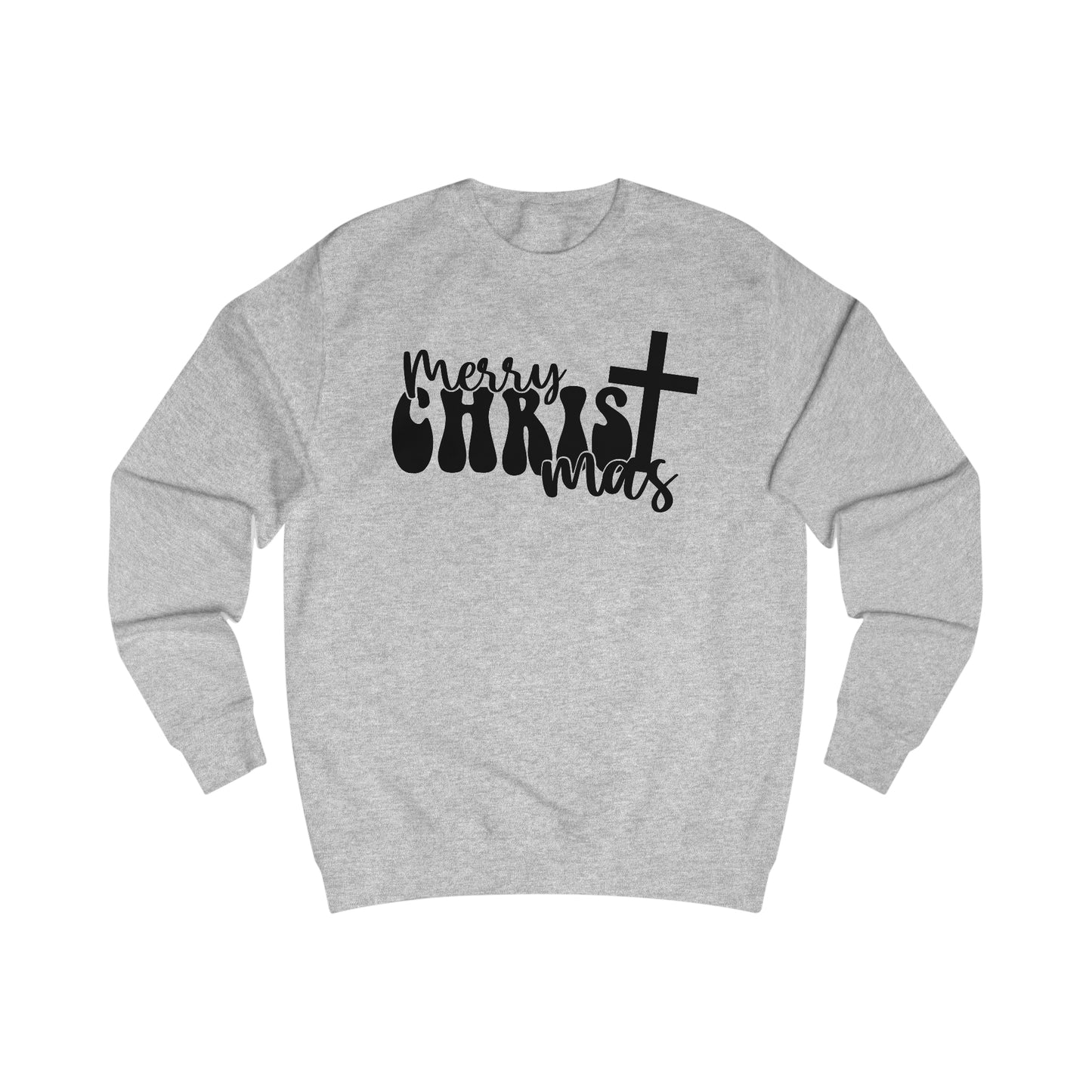 Merry Christ Mas Unisex Heavy Blend™ Crewneck Sweatshirt - Red Print