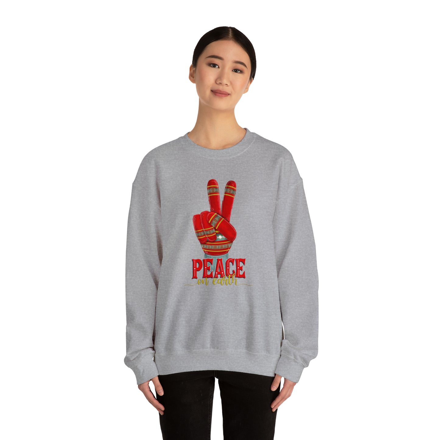 Peace on Earth Heavyweight Crewneck Sweatshirt