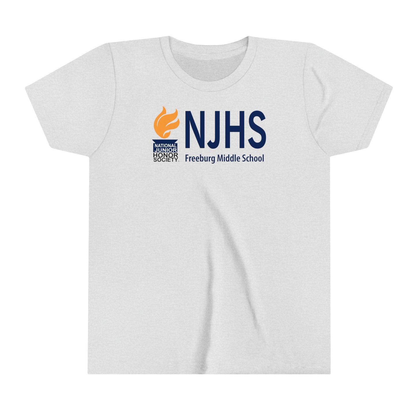 YOUTH - NJHS National Junior Honor Society Golden Torch Youth Short Sleeve Tee