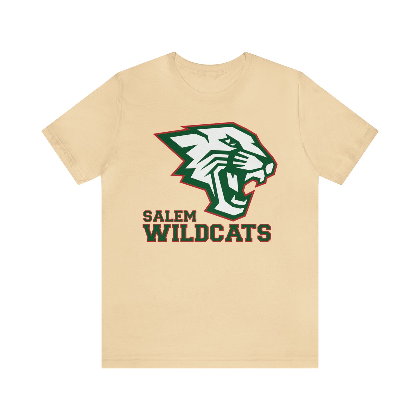 Salem Wildcats Jersey Short Sleeve Tee - Green Print