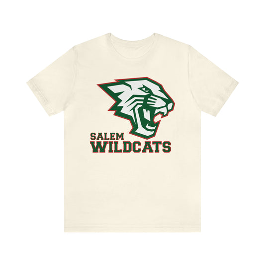 Salem Wildcats Jersey Short Sleeve Tee - Green Print