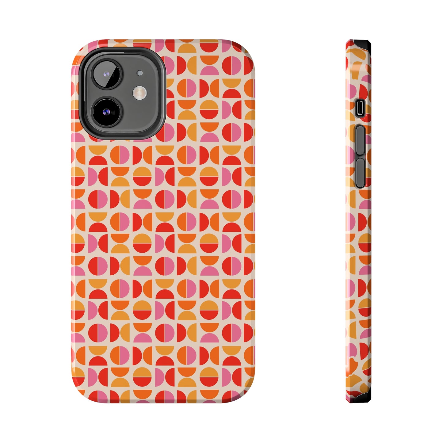 Retro Circle Tough Phone Cases