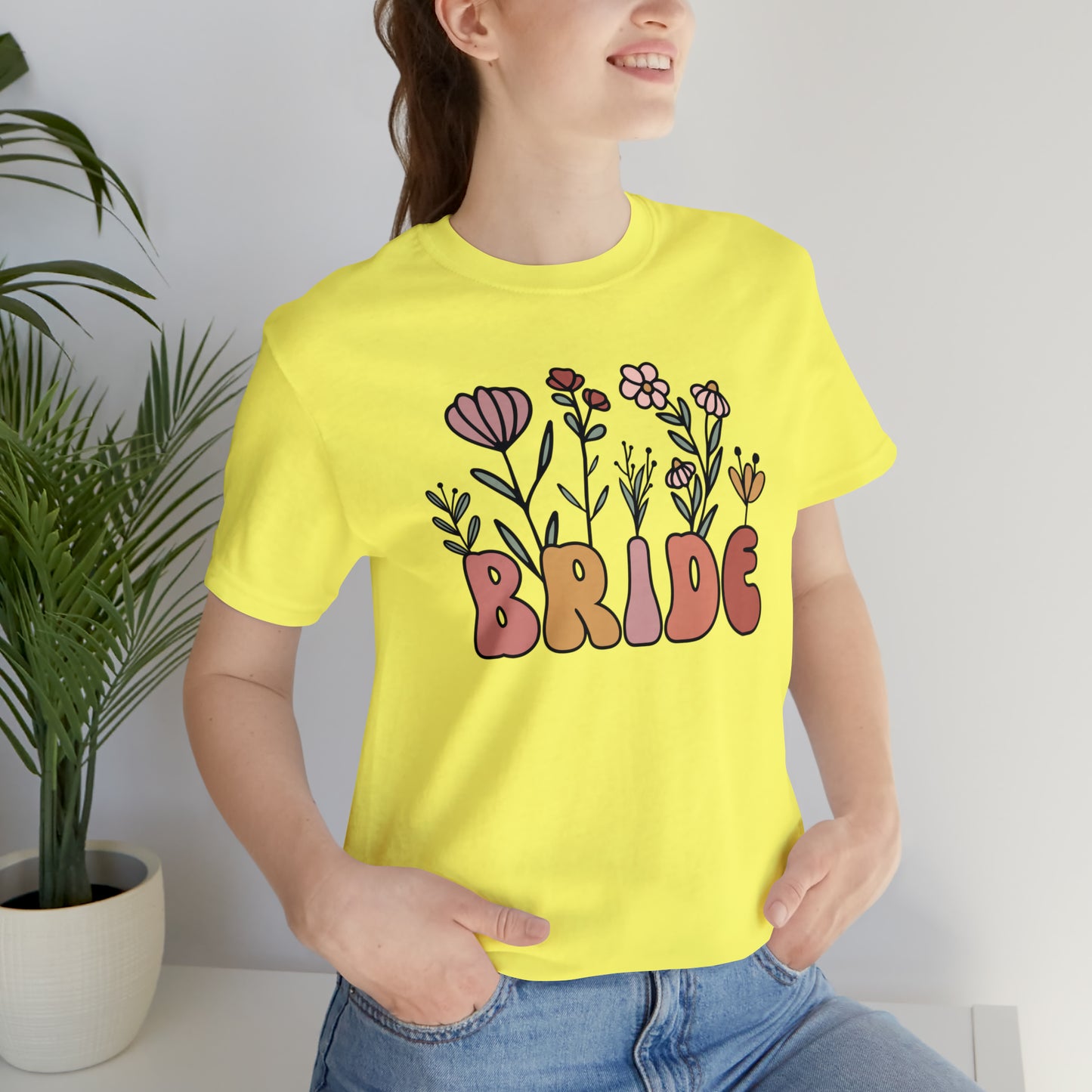 Boho Floral Bride T-Shirt