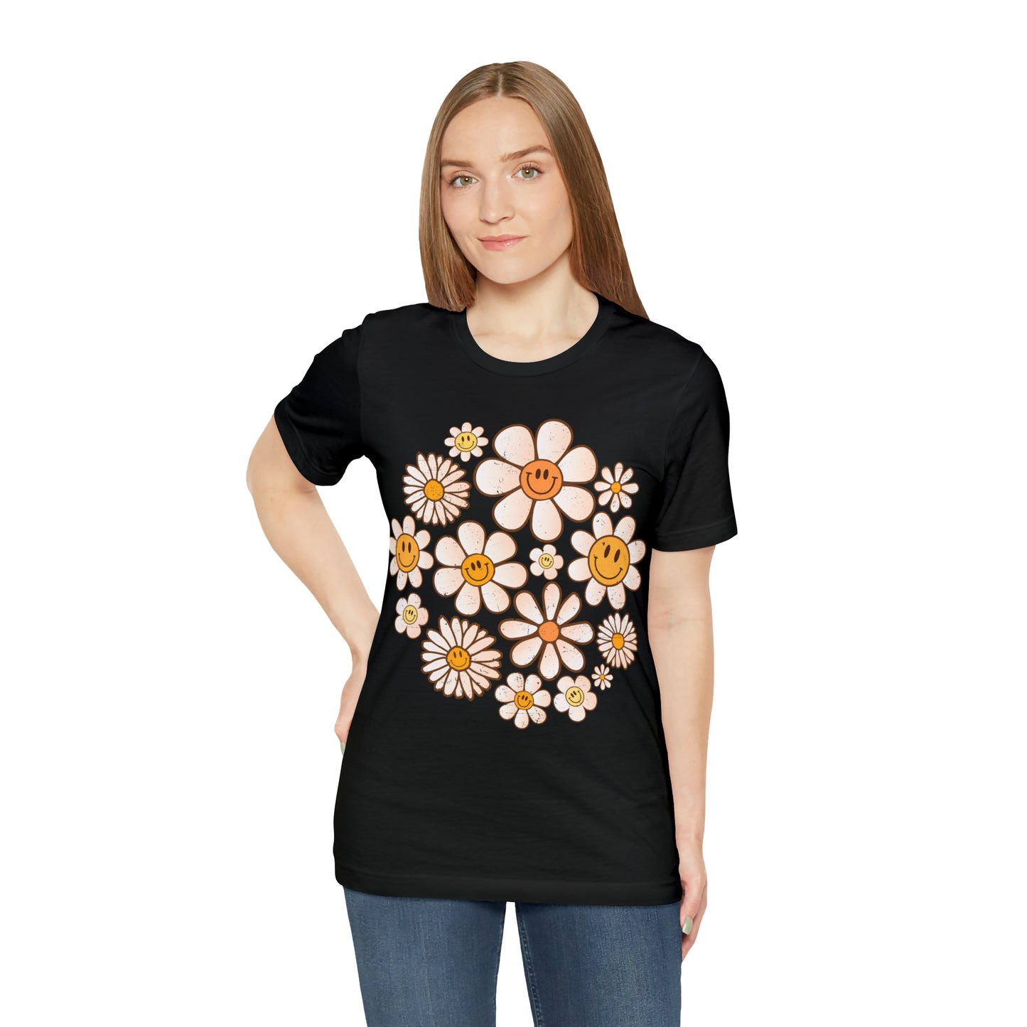 Distressed Smiling Daisies T-Shirt