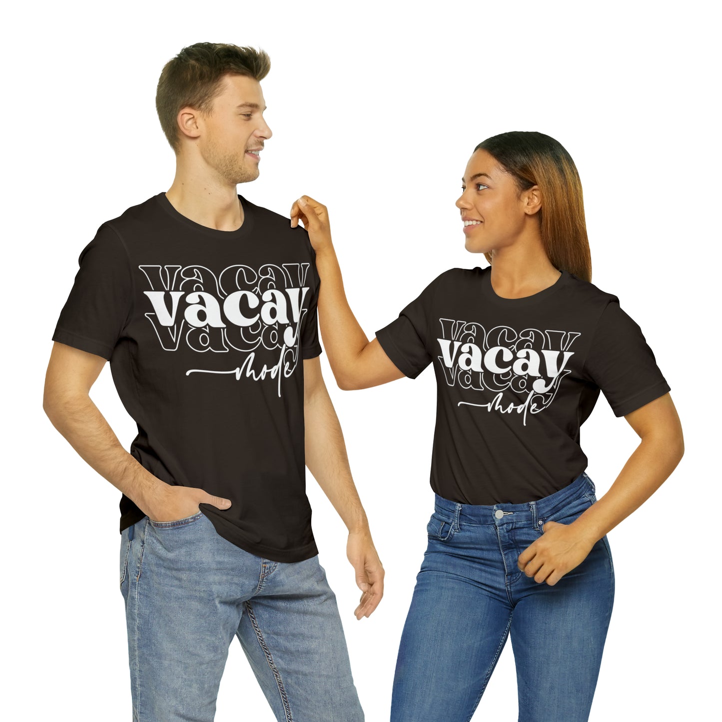 "Vacay Mode" Unisex Jersey Short Sleeve Tee