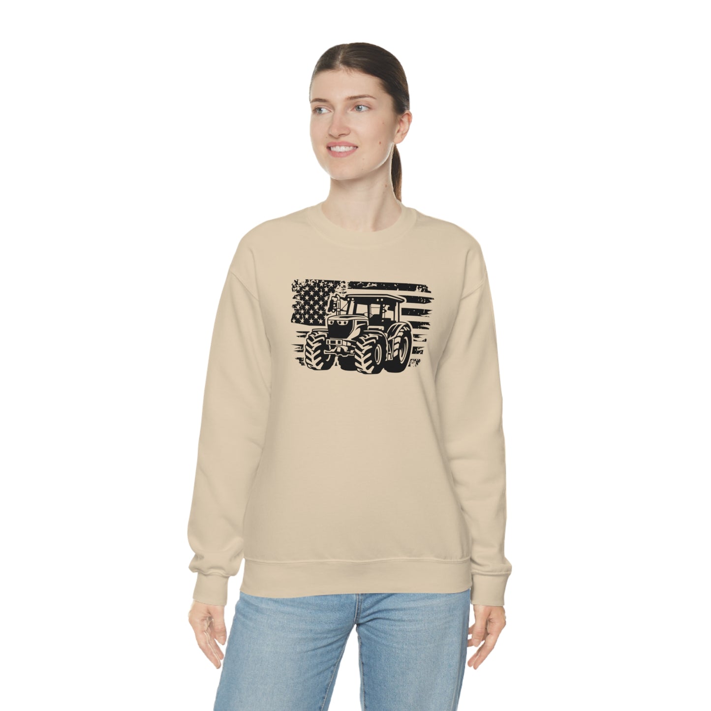 "American Tractor" - Unisex Heavy Blend™ Crewneck Sweatshirt