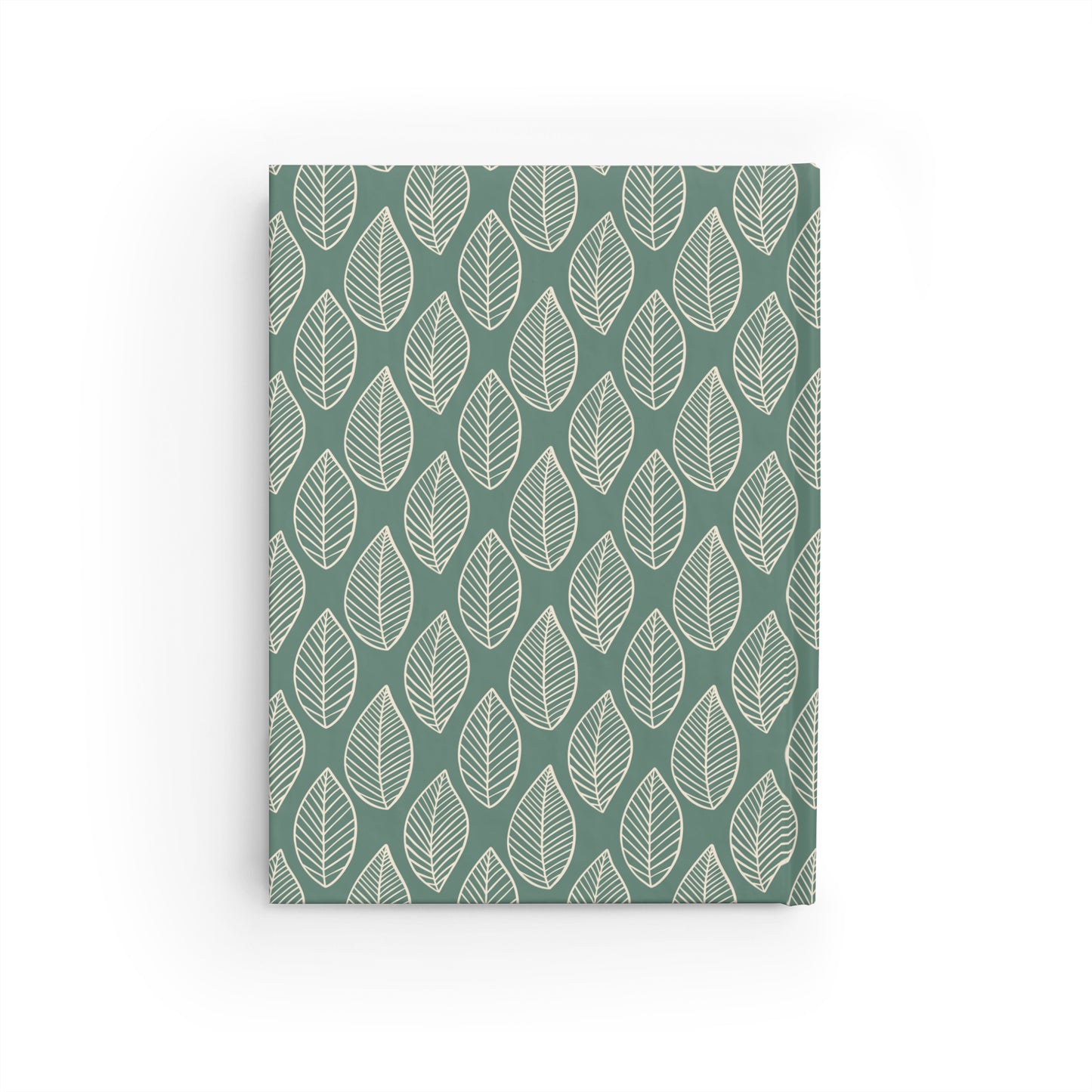 Green Cream Leaf Journal - Blank