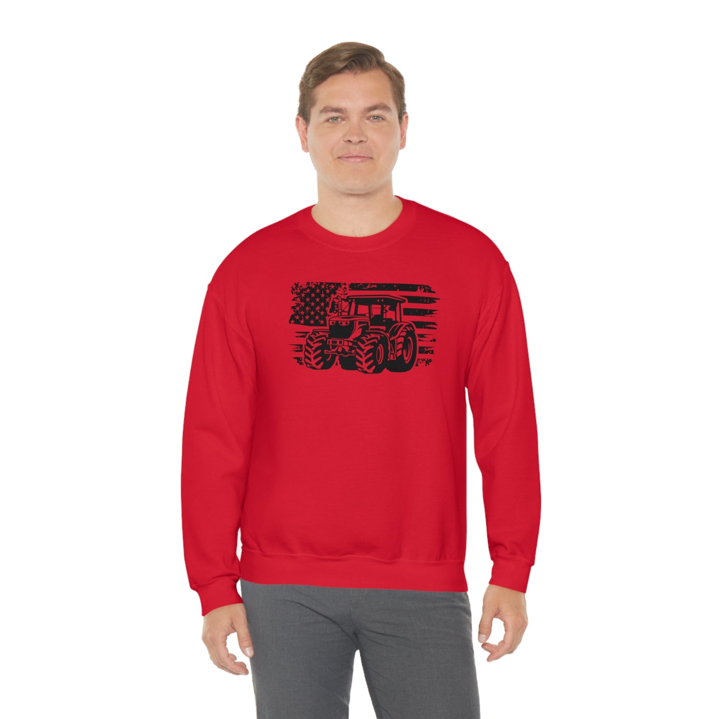 "American Tractor" - Unisex Heavy Blend™ Crewneck Sweatshirt