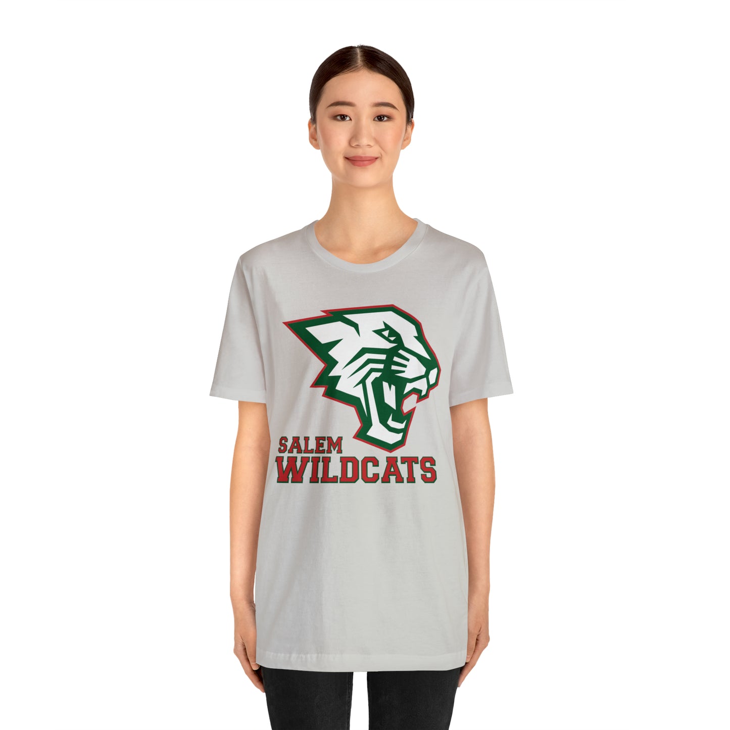 Salem Wildcats Jersey Short Sleeve Tee - Red Print