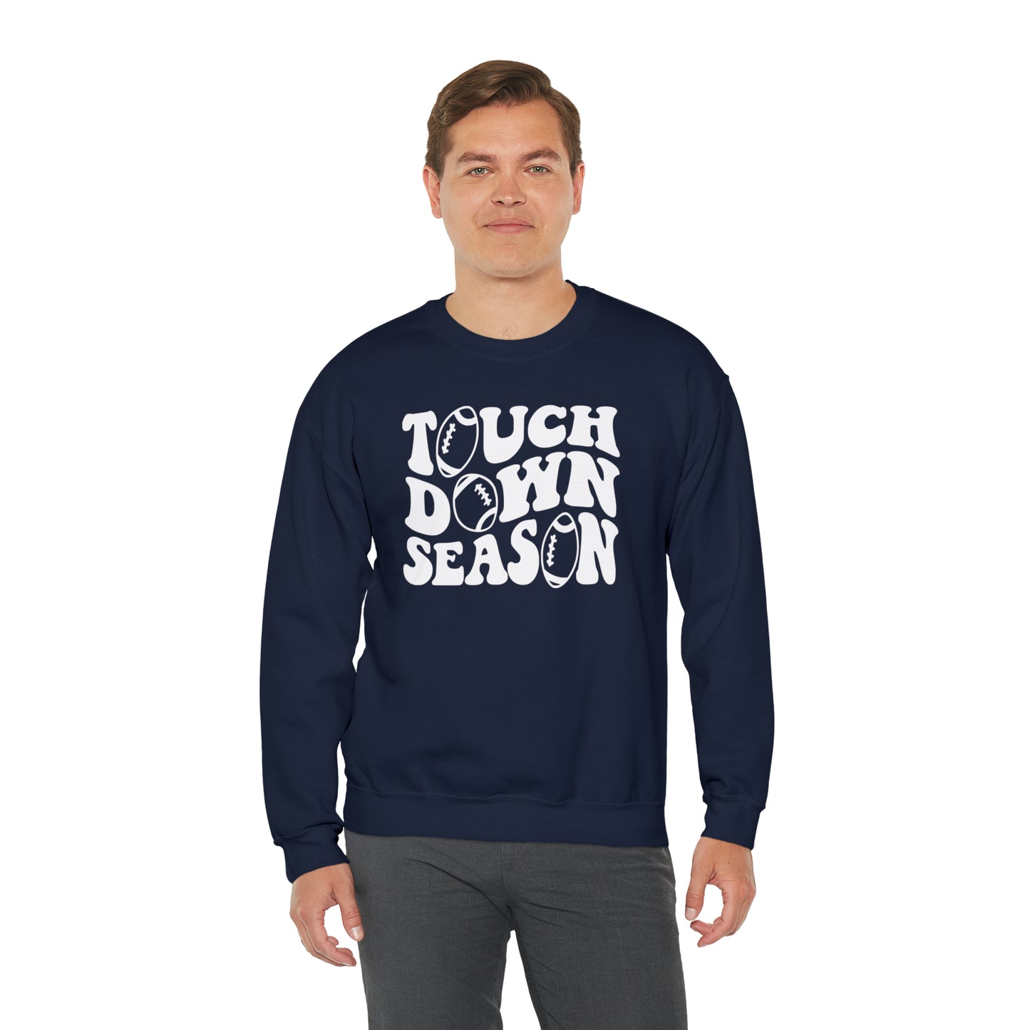 Touch Down Season Heavy Blend™ Crewneck Sweatshirt