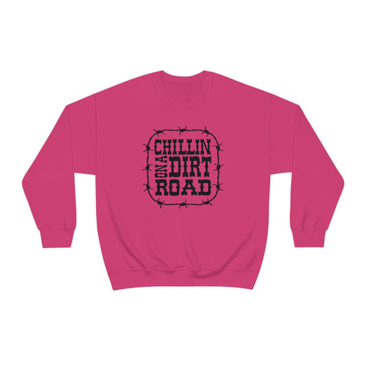 "Chillin' on a Dirt Road" - Unisex Heavy Blend™ Crewneck Sweatshirt