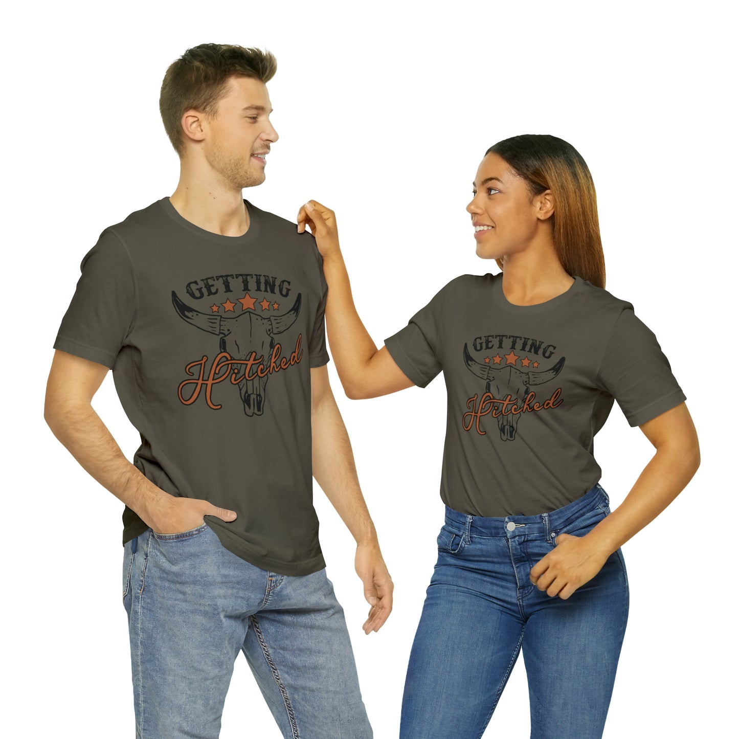 Vintage Getting Hitched Bride T-Shirt