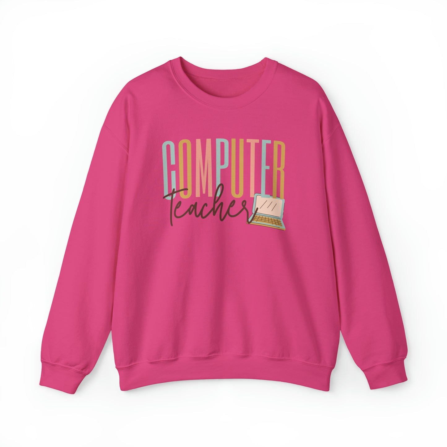 Computer Teacher Heavyweight Crewneck Sweatshirt