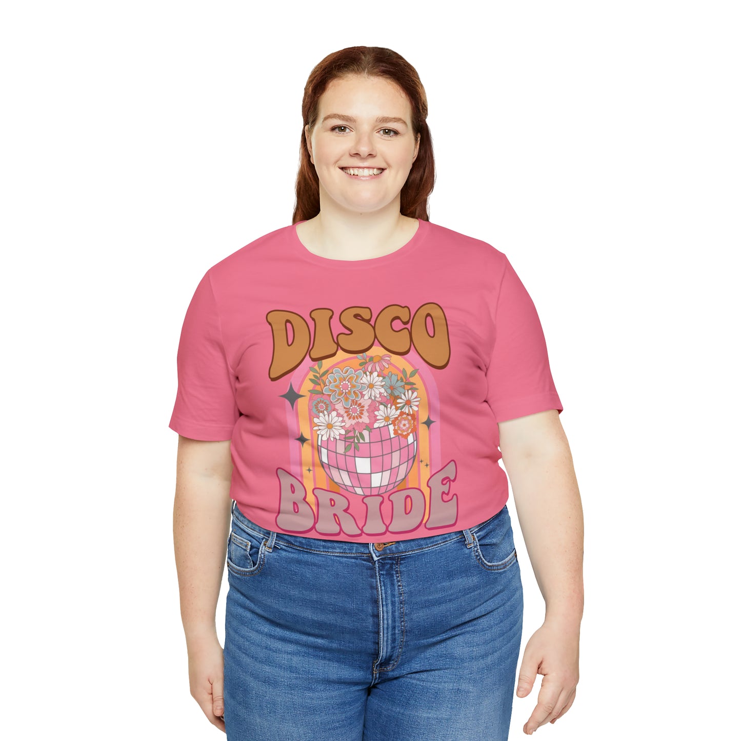 Retro Disco Bride Mirror Ball T-Shirt