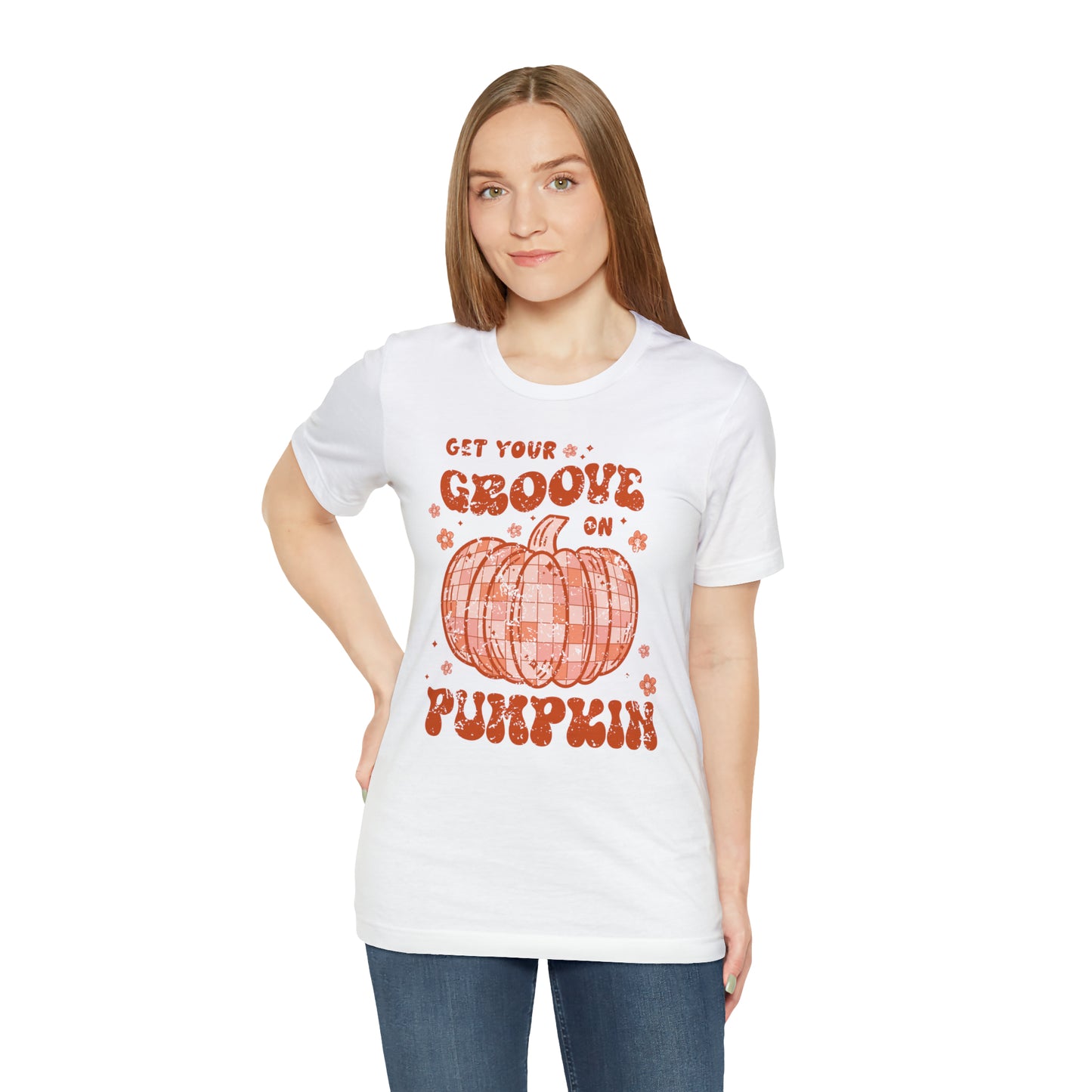 Halloween/ Fall Get Your Groove On Pumpkin  T-Shirt