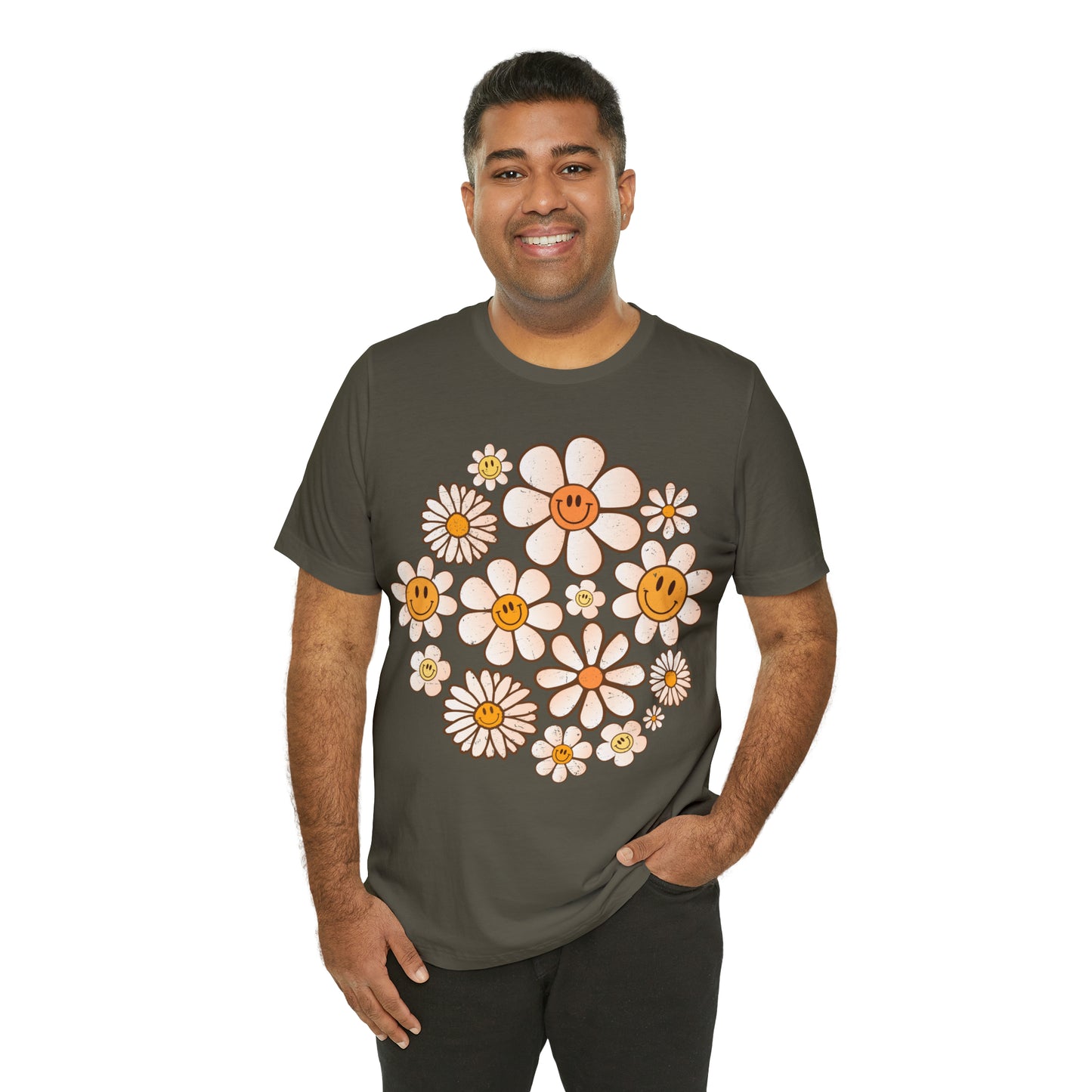 Distressed Smiling Daisies T-Shirt