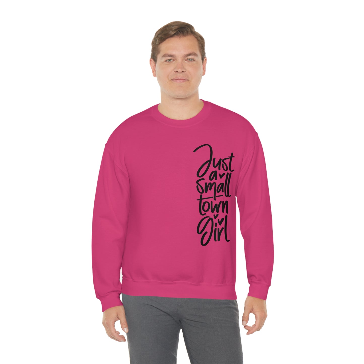 "Just a Small Town Girl" - Unisex Heavy Blend™ Crewneck Sweatshirt