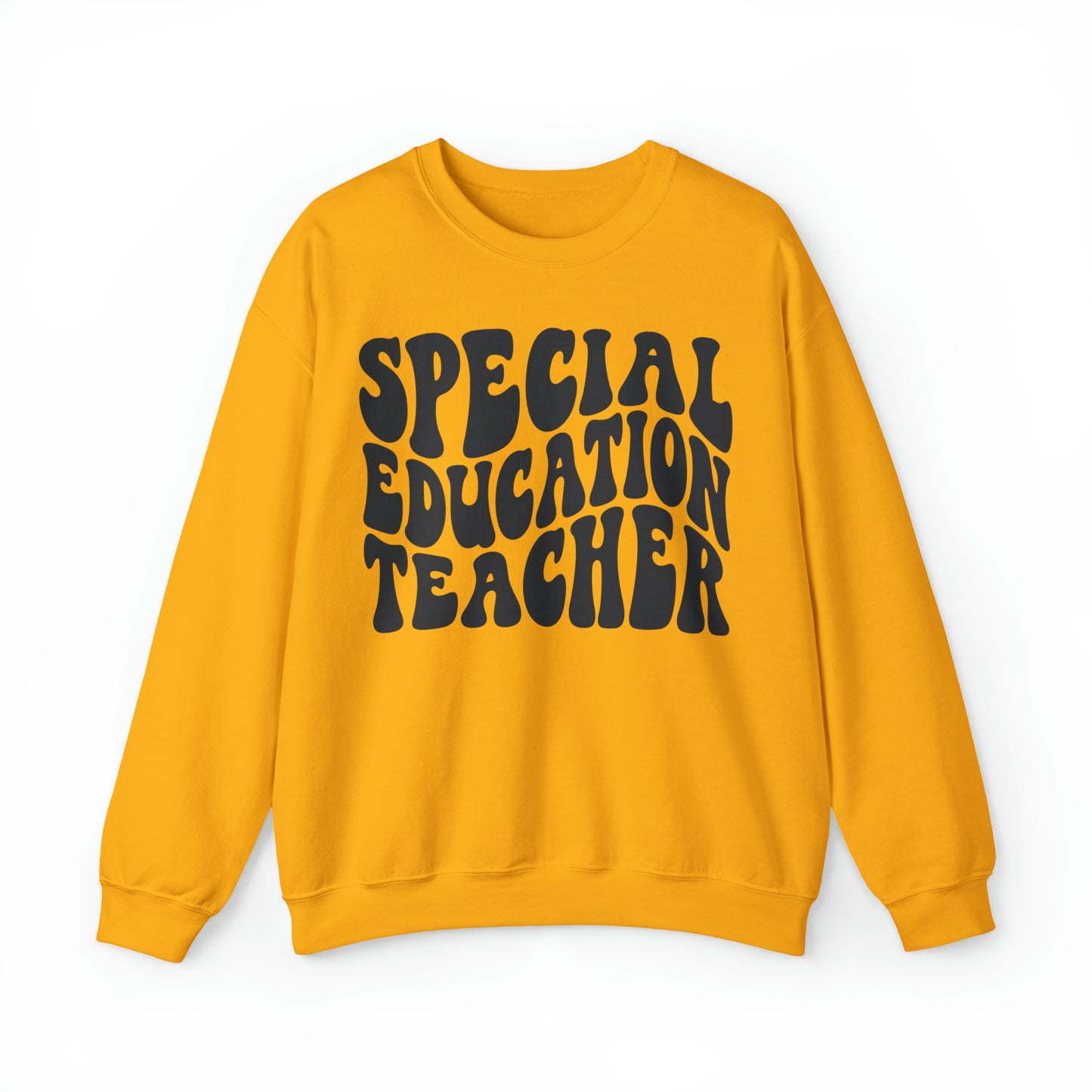 Special Education Teacher Black Logo Unisex Heavy Blend™ Crewneck Sweatshirt