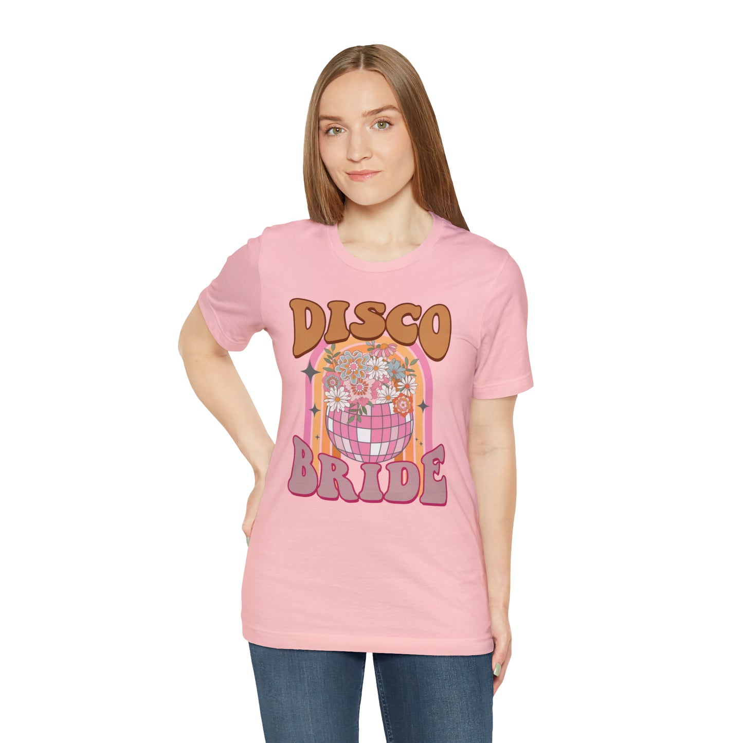 Retro Disco Bride Mirror Ball T-Shirt