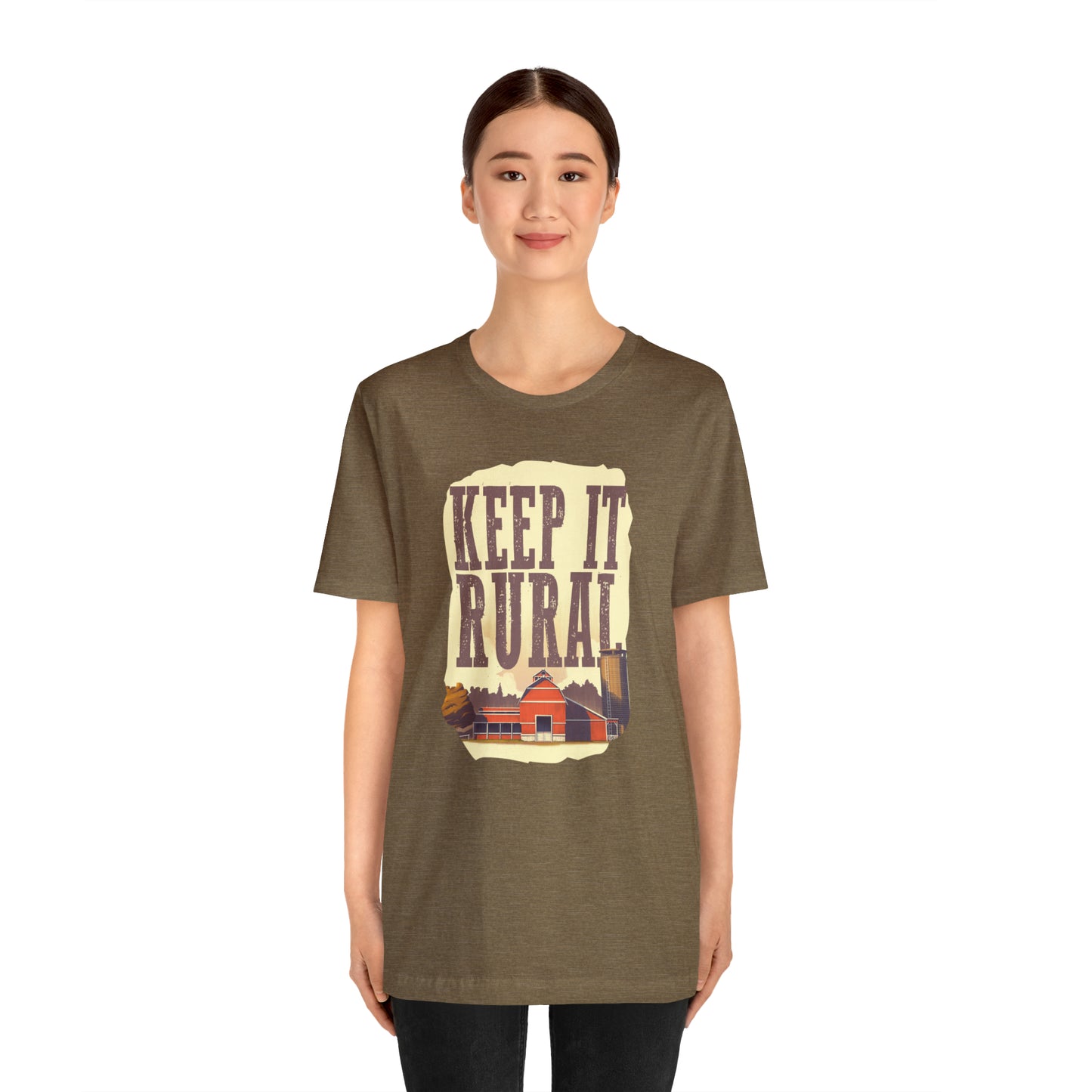 "Keep It Rural" Unisex Jersey Short Sleeve Tee