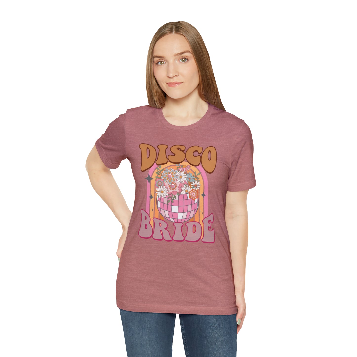 Retro Disco Bride Mirror Ball T-Shirt